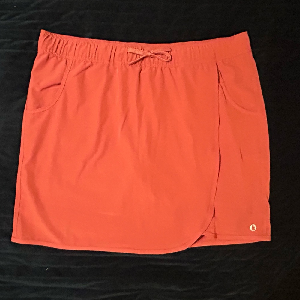 Women's Coral Drawstring Skort